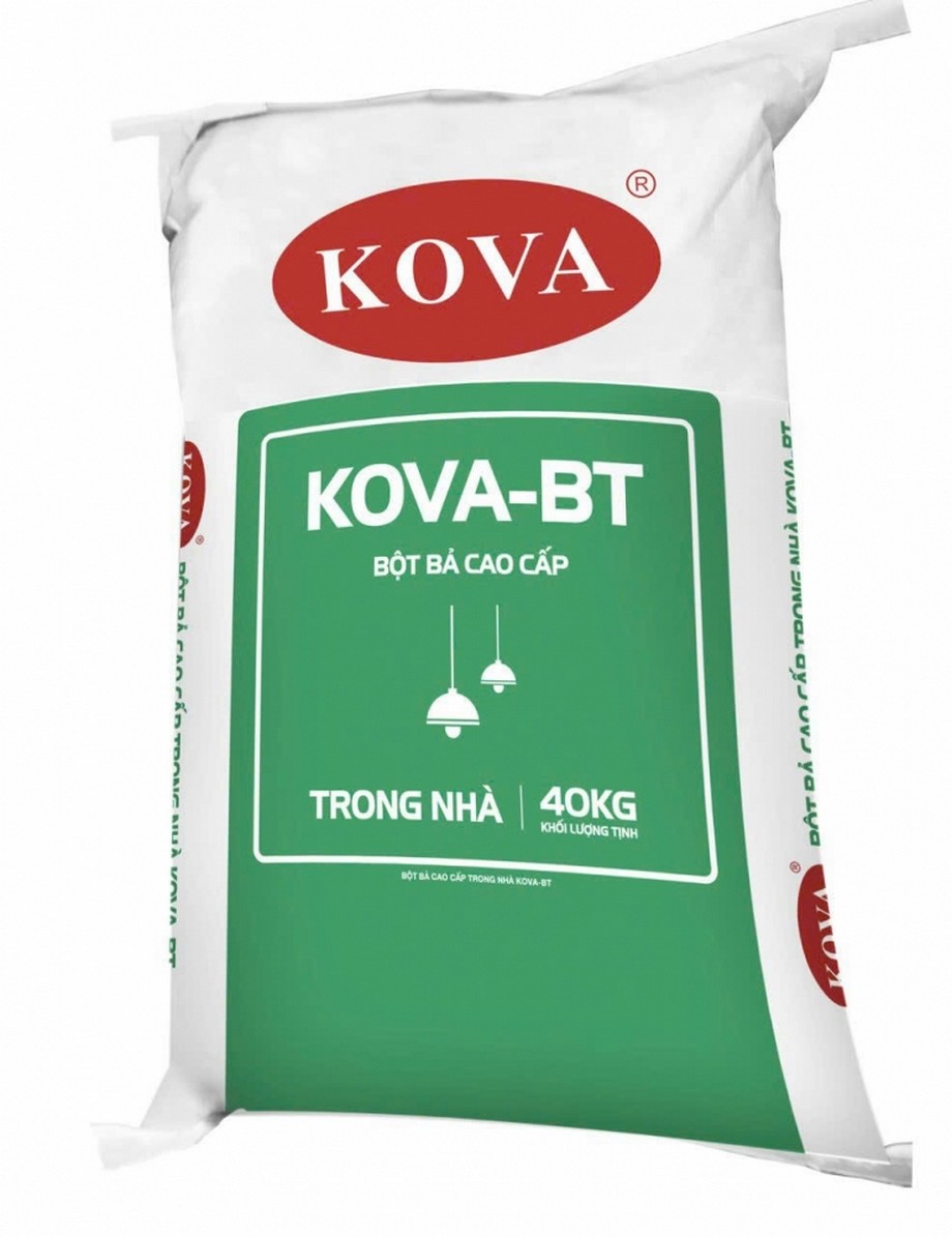 Bột bả thạch cao Kova thi công mấy lớp là chuẩn?
