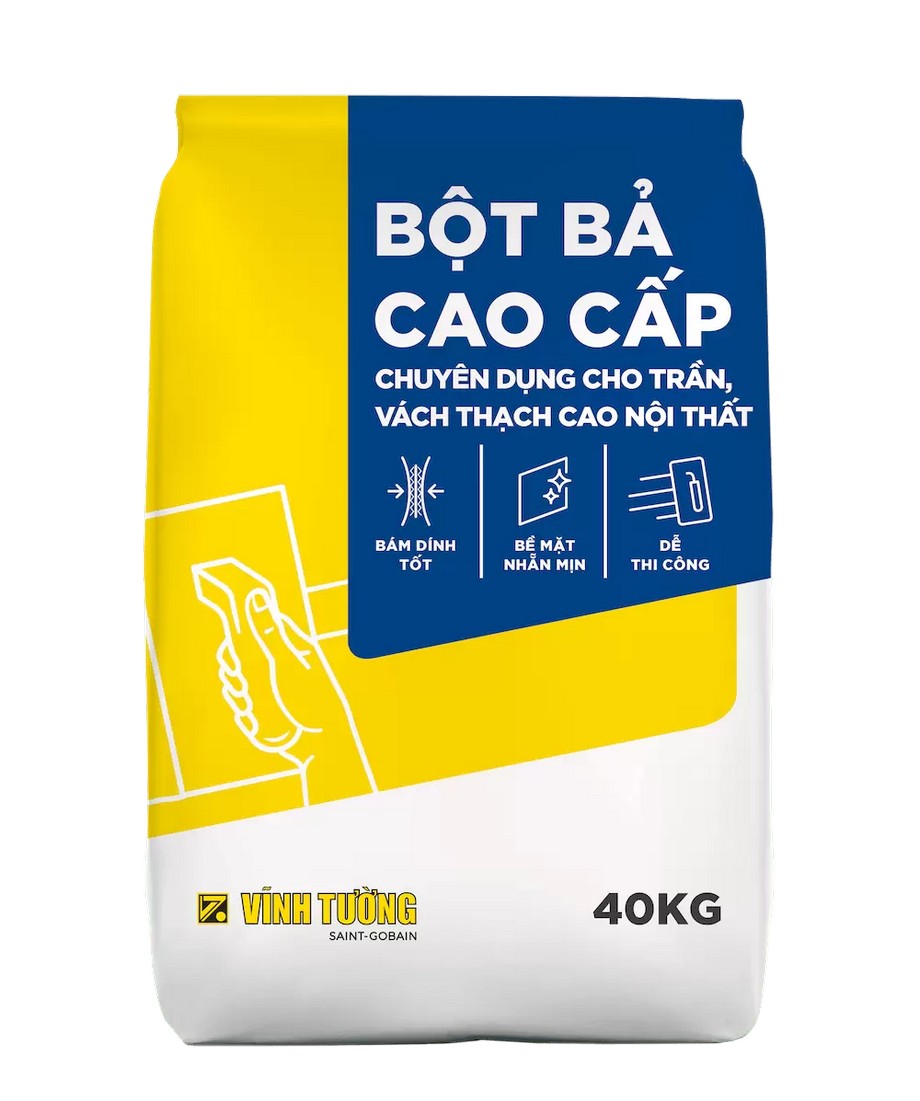 Có nên dùng bột bả thạch cao Vĩnh Tường cho trần thạch cao?