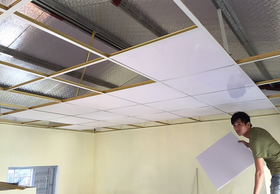 Cách tính định mức tấm thạch cao 600x600 cho trần thả